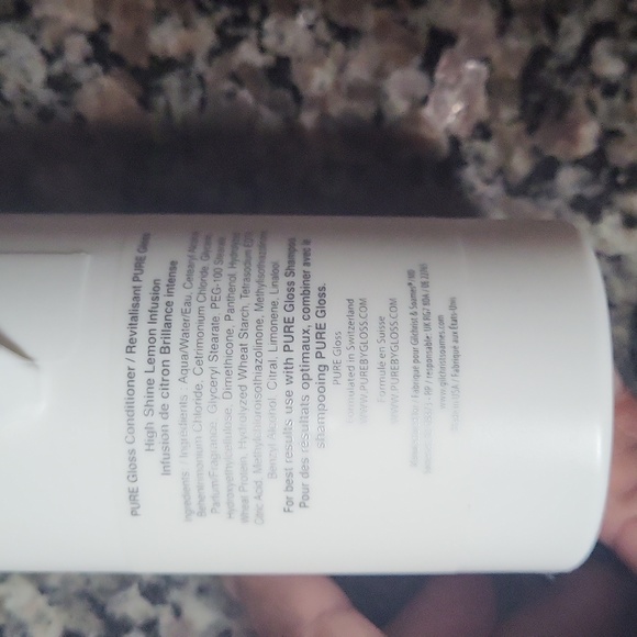 Pure by Gloss CONDITIONER 12.2 oz standing large pump intense clean lemon infusi - Picture 6 of 7